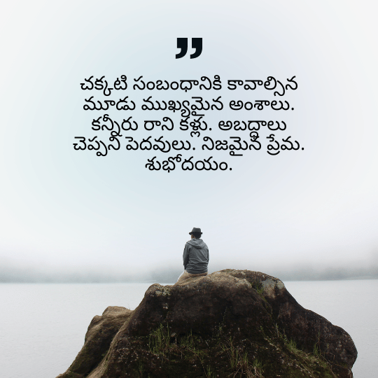 Telugu Life Thoughts