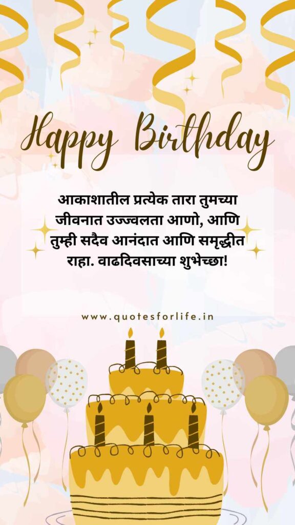 happy birthday wishes in marathi 