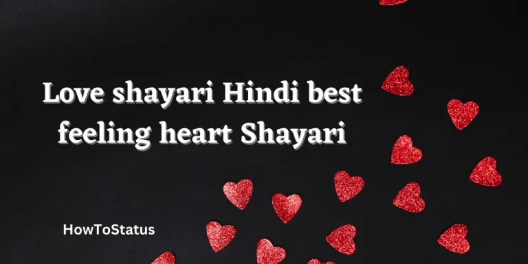 Love shayari Hindi best feeling heart Shayari