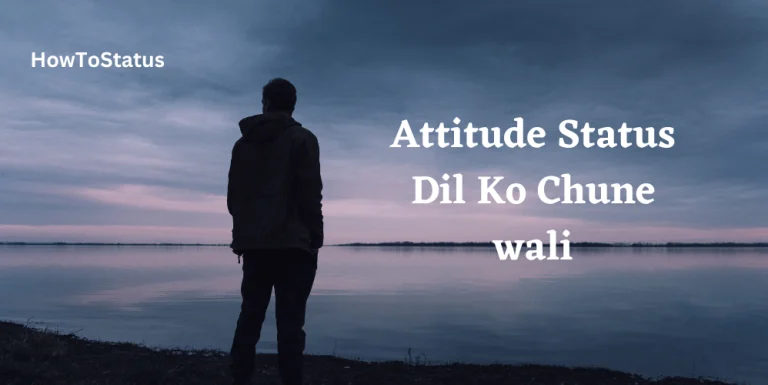 Attitude Status Dil Ko Chune wali