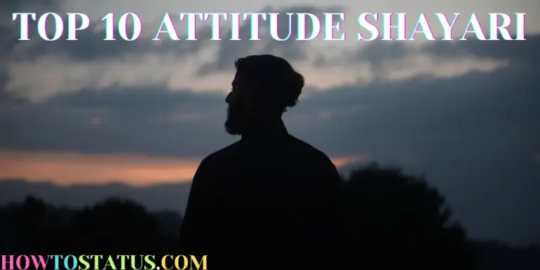 Top 10 Attitude Shayari