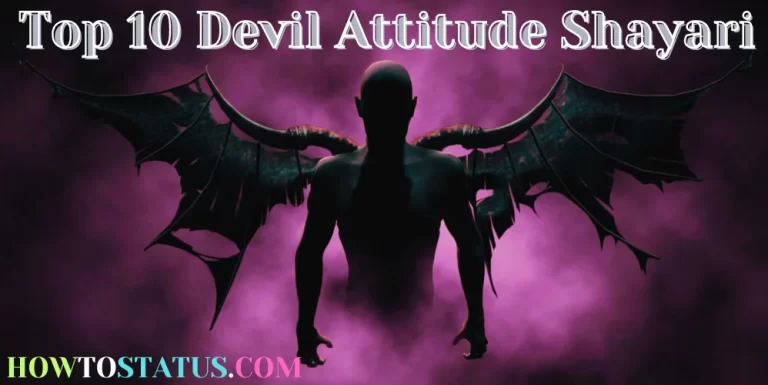 Top 10 Devil Attitude Shayari
