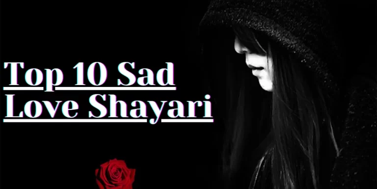 Top 10 Sad Love Shayari