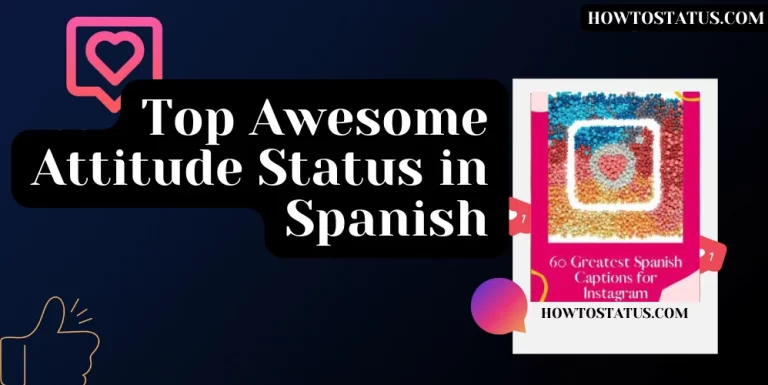 Awesome Attitude Status in Spanish