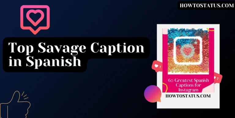 Savage Caption in Spanish