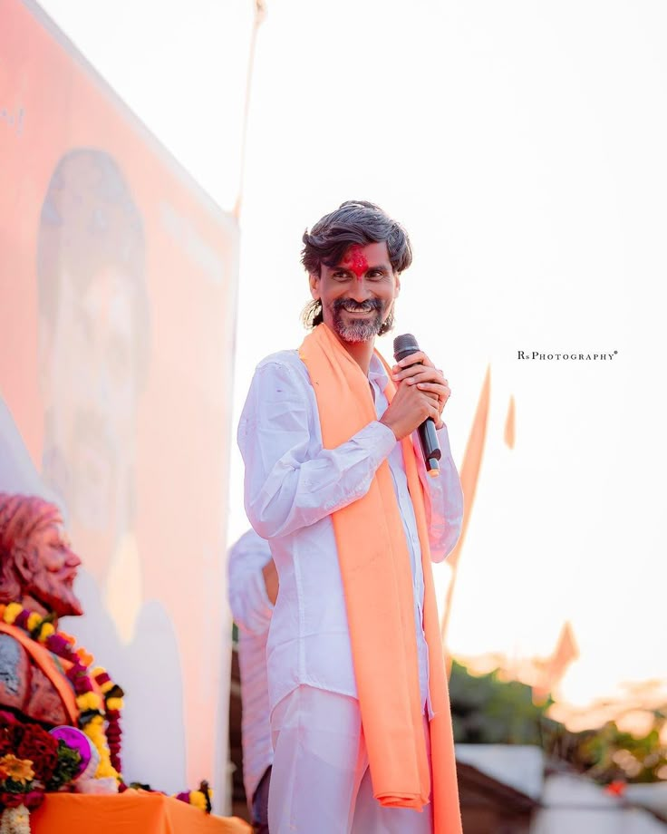 Jarange patil Photo 4k