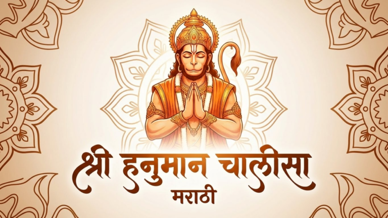 Hanuman Chalisa Lyrics in Marathi